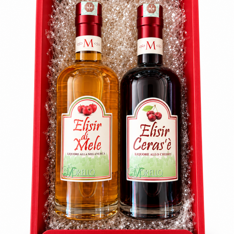 Confezione regalo "Dolci Frutti" -Elisir di Mele & Elisir Ceras'è-